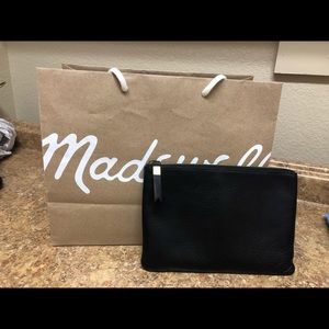 Madewell the Leather Pouch clutch